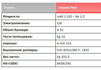 Аппарат для приготовления макарон Sirman Sirpasta Maxi, фото №2, интернет-магазин пищевого оборудования Систем4