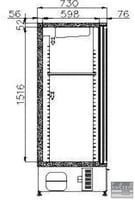 Холодильна шафа Bolarus WS-140R TROPIC, фото №3, інтернет-магазин харчового обладнання Систем4