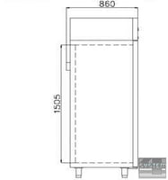 Морозильный шкаф Bolarus WSN-147S INOX, фото №3, интернет-магазин пищевого оборудования Систем4