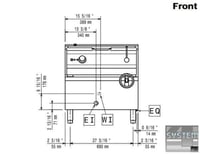 Сковорода професійна Electrolux E7BREHMNFX, фото №2, інтернет-магазин харчового обладнання Систем4