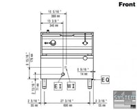 Сковорода професійна Electrolux E9BREHDOFM, фото №2, інтернет-магазин харчового обладнання Систем4