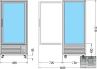 Морозильный шкаф Tecfrigo EXPONORM 650 P, фото №2, интернет-магазин пищевого оборудования Систем4