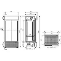 Холодильный шкаф Tefcold FSC1200S, фото №4, интернет-магазин пищевого оборудования Систем4