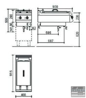 Фритюрница INOKSAN 9FE 100, фото №2, интернет-магазин пищевого оборудования Систем4