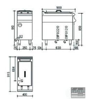 Фритюрница INOKSAN 9FG 121, фото №2, интернет-магазин пищевого оборудования Систем4