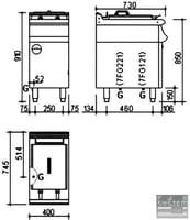 Фритюрница INOKSAN 7FG 121, фото №2, интернет-магазин пищевого оборудования Систем4