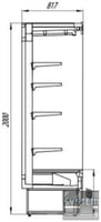 Холодильна гірка Cryspi Alt N 1650, фото №3, інтернет-магазин харчового обладнання Систем4