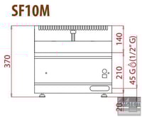 Фритюрница FIMAR SF/10M, фото №2, интернет-магазин пищевого оборудования Систем4