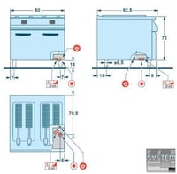 Фритюрница Angelo Po 191FR2ED, фото №9, интернет-магазин пищевого оборудования Систем4