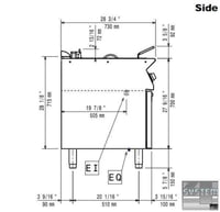 Фритюрниця Electrolux E7FREH2FF0, фото №4, інтернет-магазин харчового обладнання Систем4