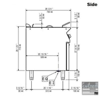 Фритюрница Electrolux E7FRED1GF0, фото №4, интернет-магазин пищевого оборудования Систем4