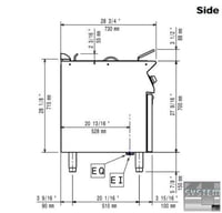 Фритюрница Electrolux E7FREH2GF0, фото №4, интернет-магазин пищевого оборудования Систем4