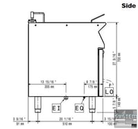 Фритюрница Electrolux E7FRED1GFP, фото №4, интернет-магазин пищевого оборудования Систем4