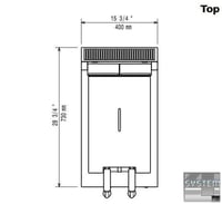 Фритюрниця Electrolux E7FRED2A00, фото №3, інтернет-магазин харчового обладнання Систем4