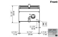 Фритюрница Electrolux E7FRED1B00, фото №2, интернет-магазин пищевого оборудования Систем4