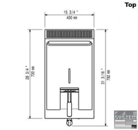 Фритюрниця Electrolux E7FRED1B00, фото №3, інтернет-магазин харчового обладнання Систем4