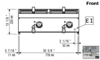 Фритюрница Electrolux E7FREH2B00, фото №2, интернет-магазин пищевого оборудования Систем4