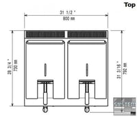 Фритюрница Electrolux E7FREH2B00, фото №3, интернет-магазин пищевого оборудования Систем4