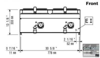 Фритюрниця Electrolux E7FREH2E00, фото №2, інтернет-магазин харчового обладнання Систем4