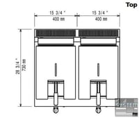 Фритюрниця Electrolux E7FREH2E00, фото №3, інтернет-магазин харчового обладнання Систем4