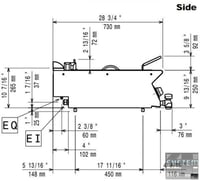 Фритюрниця Electrolux E7FREH2E00, фото №4, інтернет-магазин харчового обладнання Систем4