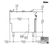 Фритюрниця Electrolux E9FRED1GF0, фото №4, інтернет-магазин харчового обладнання Систем4