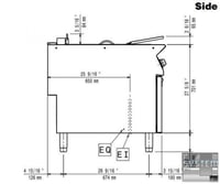 Фритюрница Electrolux E9FRED1HF0, фото №4, интернет-магазин пищевого оборудования Систем4