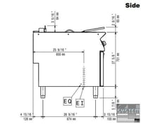 Фритюрница Electrolux E9FREH2HF0, фото №4, интернет-магазин пищевого оборудования Систем4