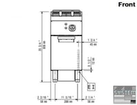 Фритюрница Electrolux E9FRED1JF0, фото №2, интернет-магазин пищевого оборудования Систем4