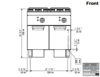 Фритюрница Electrolux E9FREH2JF0, фото №2, интернет-магазин пищевого оборудования Систем4