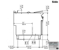 Фритюрница Electrolux E9FREH2JF0, фото №4, интернет-магазин пищевого оборудования Систем4