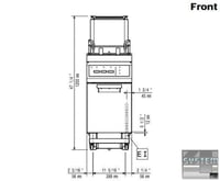 Фритюрница Electrolux E9FRED1JFE, фото №2, интернет-магазин пищевого оборудования Систем4