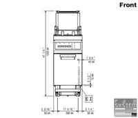 Фритюрница Electrolux E9FRED1JFO, фото №2, интернет-магазин пищевого оборудования Систем4
