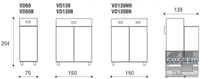 Комбінована шафа SAGI Voyager VD130BN, фото №8, інтернет-магазин харчового обладнання Систем4