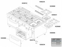 Плита Bartscher 2/1 GN 295.2281W, фото №2, интернет-магазин пищевого оборудования Систем4