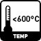Термоустойчивость до 600 градусов